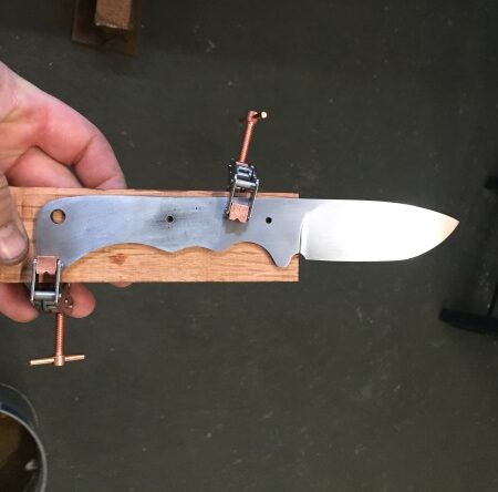 Beginner Knife Making Kit with Hunter/Skinner Water Jet Cut Blank - Image 5