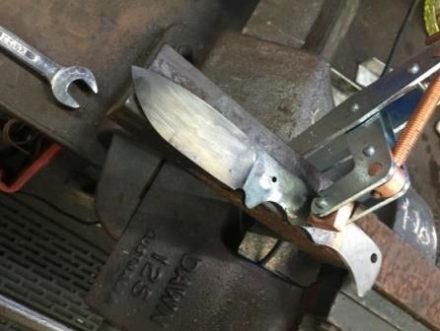 Beginner Knife Making Kit with Hunter/Skinner Water Jet Cut Blank - Image 10