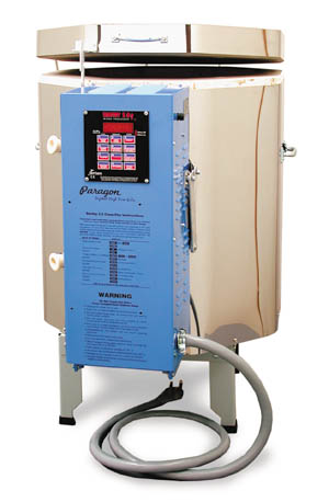 Paragon TNF823 8 sided top loading round digital electric kiln