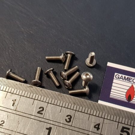 10x 2-56 button head Hex stainless 1/4" long