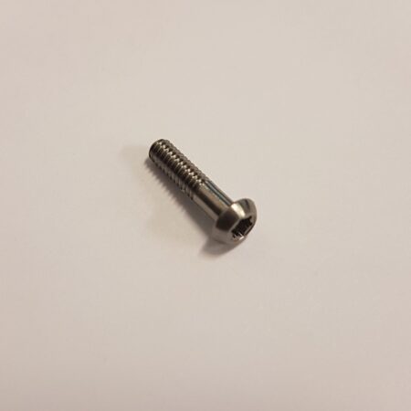 Titanium Screw, Button Head, 2-56, 3/8" long