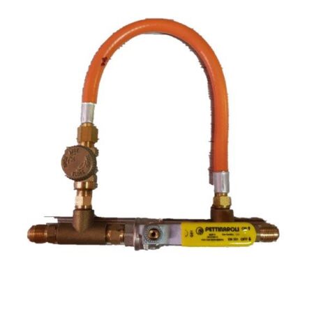 Bypass setup for Large Burner with Heavy Duty Hose