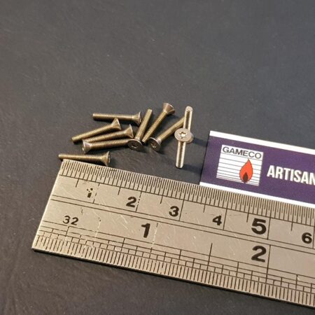 10x 1-72 flat head Torx stainless 1/2" long