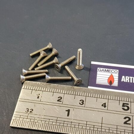 10x 2-56 flat head Torx stainless 1/2" long