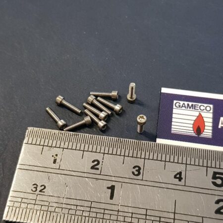 10x 0-80 socket head Torx stainless 1/4" long