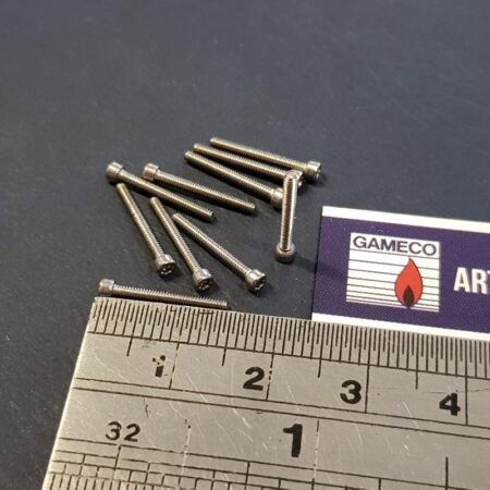10x 0-80 socket head Torx stainless 1/2" long