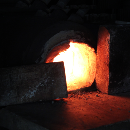 Forge Refractory Kit in use