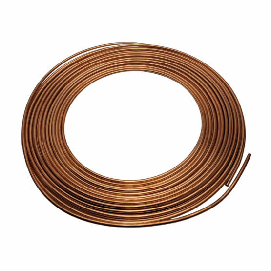 Annealed Copper Lanyard Tube for knife handles. Available in 4 sizes: 3/16", 1/4", 5/16", and 3/8".