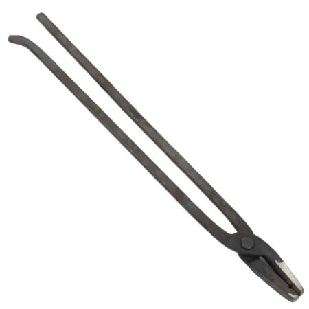 Blacksmith duckbill tongs with 50 mm jaws and 330 mm reins