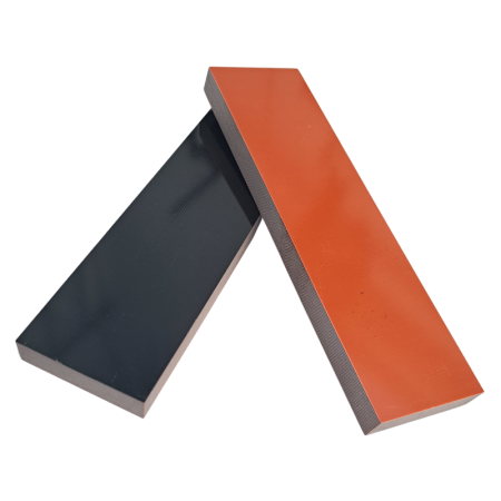 G10 Handle Scales 10 x 40 x 150mm Black and Orange