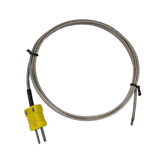 High Temperature Stainless Steel Braided Thermocouple.