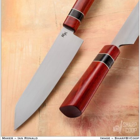 knife handle containing a Juma Carbon spacer