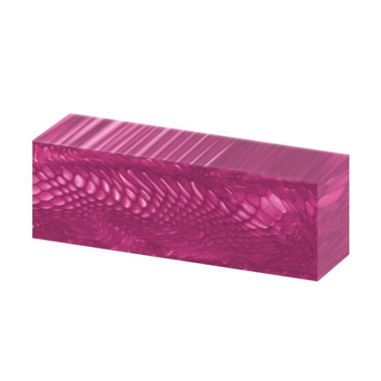 Juma handle Block with a pink dragon pattern and width of 43 mm side angle