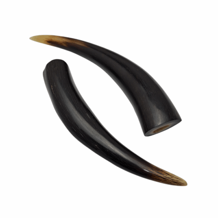 Kudu Horn is a natural material, and comes in various sizes shades. It may also contain defects.