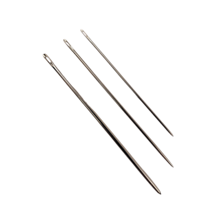 Large, Medium and Small Leatherwork Harness Needles. Suitible for hand stitching