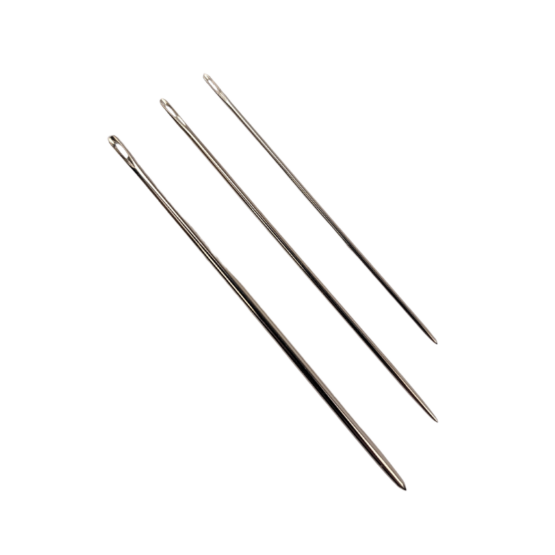 leatherwork-harness-needle-all-sizes Large, Medium and Small Leatherwork Harness Needles. Suitible for hand stitching