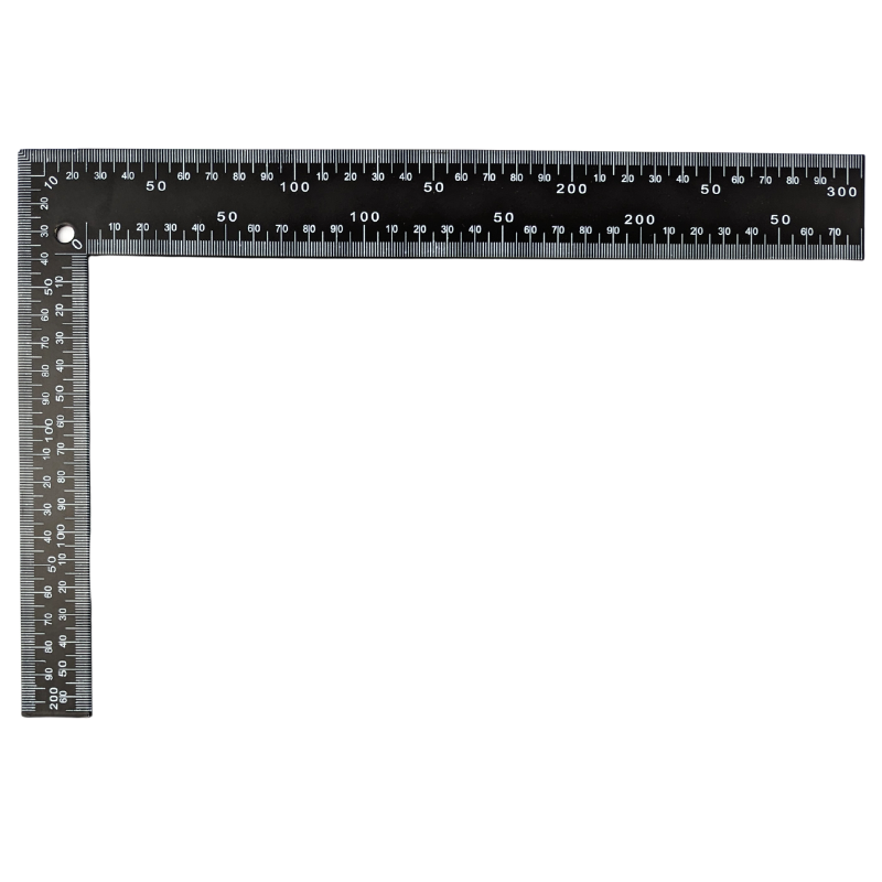 Square Ruler Steel Work Leatherworking Steel Square Ruler 200 x 300mm (8 x 12