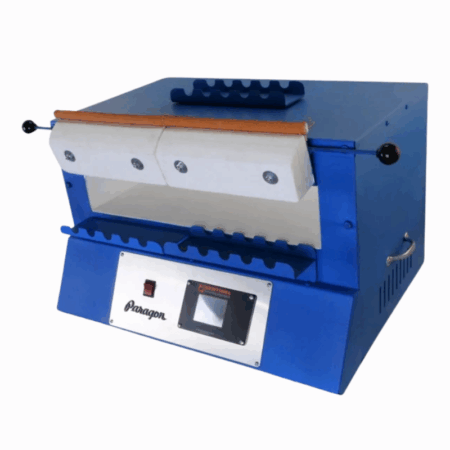 Paragon BlueBird XL 4 sided front loading square digital electric kiln for glass beading