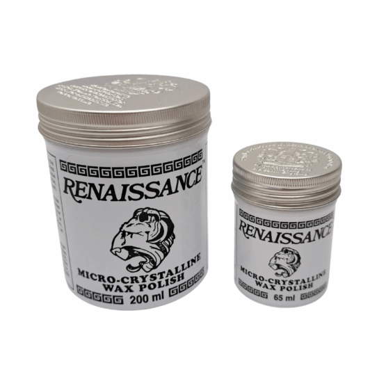 Renaissance Wax - Micro-Crystalline Polish. Available in 2 sizes - 65ml, and 100ml