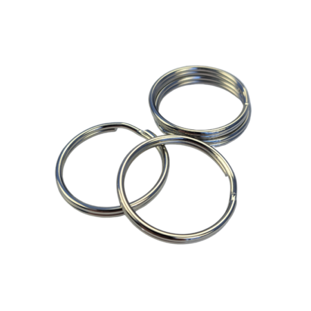 4 Pack of 32mm Round Split Key Rings