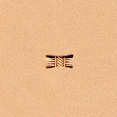 Basketweave Leather Stamp X513