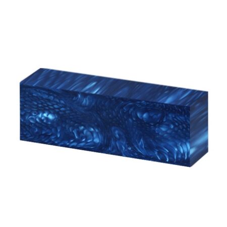 Juma handle block with a blue snake pattern and width of 43 mm side angle