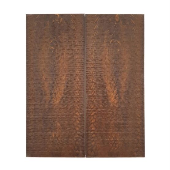 2 x Juma handle scales with a golden dragon pattern and width of 50 mm