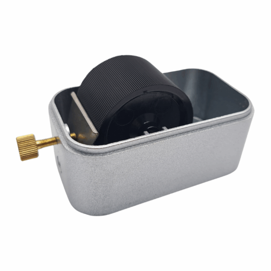 Tabletop Edge Dye Roller with lid. Used to dye edges of leather quickly.