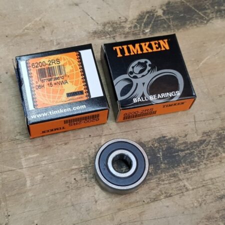 Timken 6200-2RS replacement bearing for 2" and 3" idler wheels