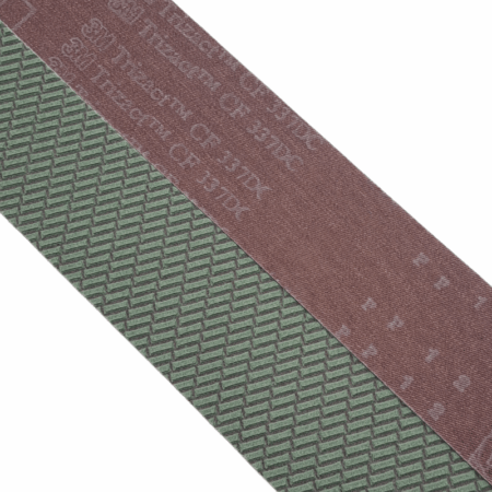 3M Trizact™ CF Gator Abrasive Belts 2 x 48" (50 x 1220 mm). Available in 3 Microns: 65 Micron (~240 grit) 45 Micron (~400 grit) 30 Micron (~600 grit)