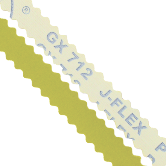 Klingspor Scalloped-Edge Belt 1 x 60" Yellow Klingspor brand Scalloped-Edge Belt measuring 1 x 60"