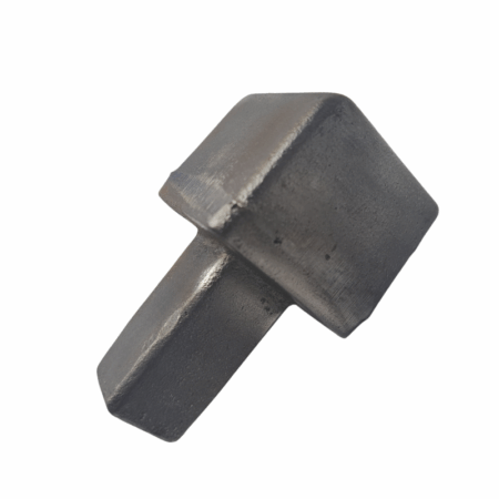 The Radius Block is a 2" square with 4 different radius ranging from a sharp corner up to 3/8". Comes with a 1" hardy post.