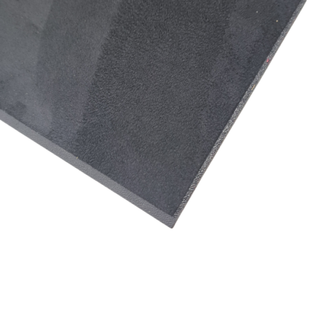 Kydex Sheet 2mm (0.08″) x 300mm x 600mm Black Suede Lined