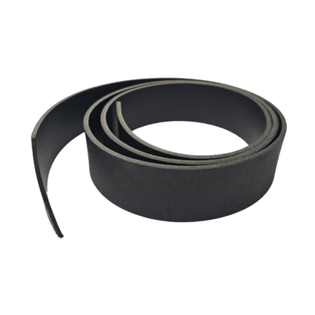 Pre-Dyed Veg-Tan Belt Blank Black