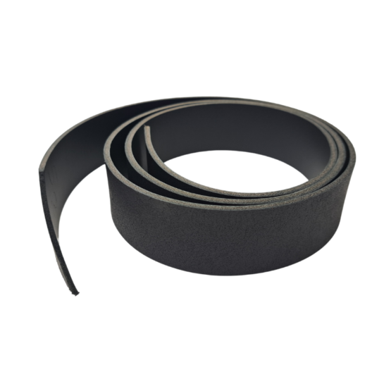 Pre-Dyed Veg-Tan Belt Blank Black