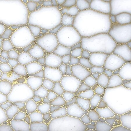 TruStone White with Gold Web 3/8" x 1.5" x 6"