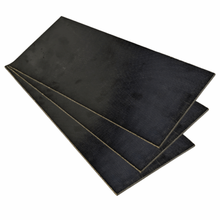 Black Canvas Micarta Sheet 5" x 11 3/4" (127 x 298 mm). Available in 7 Thicknesses.