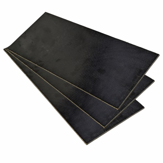 Black Canvas Micarta Sheet 5" x 11 3/4" (127 x 298 mm). Available in 7 Thicknesses.