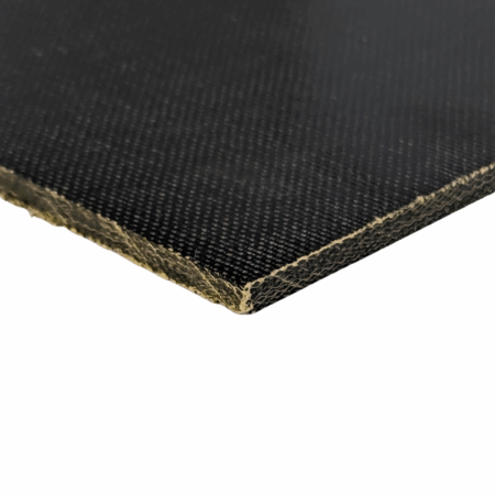 Black Canvas Micarta Sheet 5" x 11 3/4" (127 x 298 mm). Available in 7 Thicknesses.