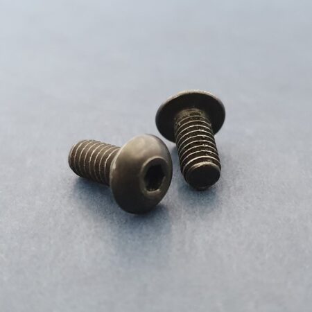 Button Head Socket Cap Screw 8-32 3/8" Black Double
