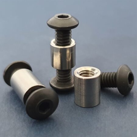 Button Head Socket Cap Screws 8-32 5/16" Black Complete