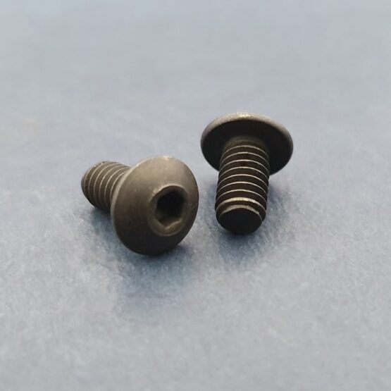 Button Head Socket Cap Screws 8-32 5/16" Black Double