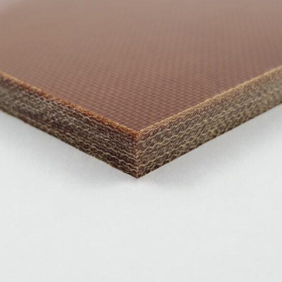 Canvas Micarta Sheet 6.35 mm (1/4") x 127 mm x 298 mm Natural Brown
