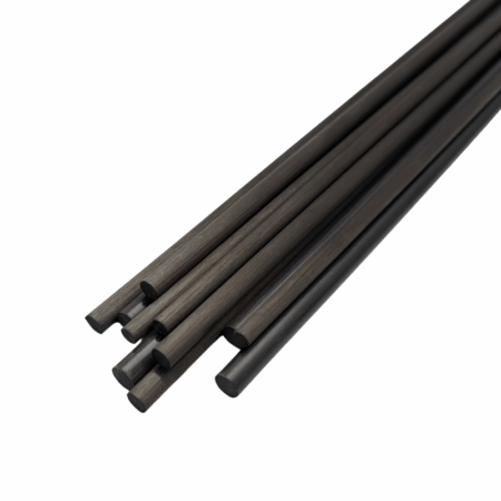 Carbon Fibre Rod / Pin Stock for knife handles. Sold in 300mm lengths.