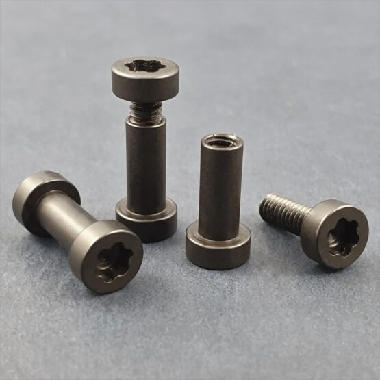 Gulso Bolts 1/4" Head, Steel with Black Oxide Finish