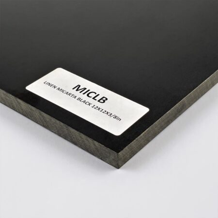 Linen Micarta Sheet Black