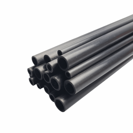 Carbon Fibre Lanyard Tube. Available in 4 sizes: 3/16″, 1/4", 5/16", and 3/8".