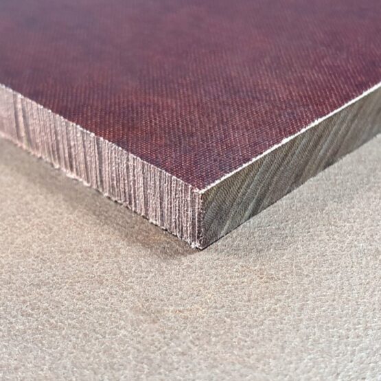 Linen Micarta Sheet 6.35 (1/4") x 127 x 304 mm Maroon