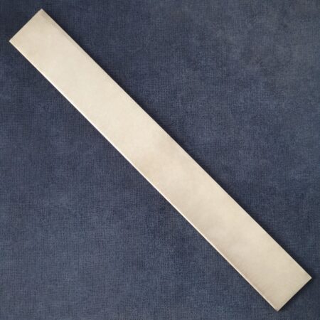 Nickel Silver Flat Bar measuring approximately 6.35 x 38 x 304.8 mm