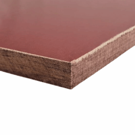 Red Linen Micarta Sheet 9.5 (3/8") x 127 x 304 mm